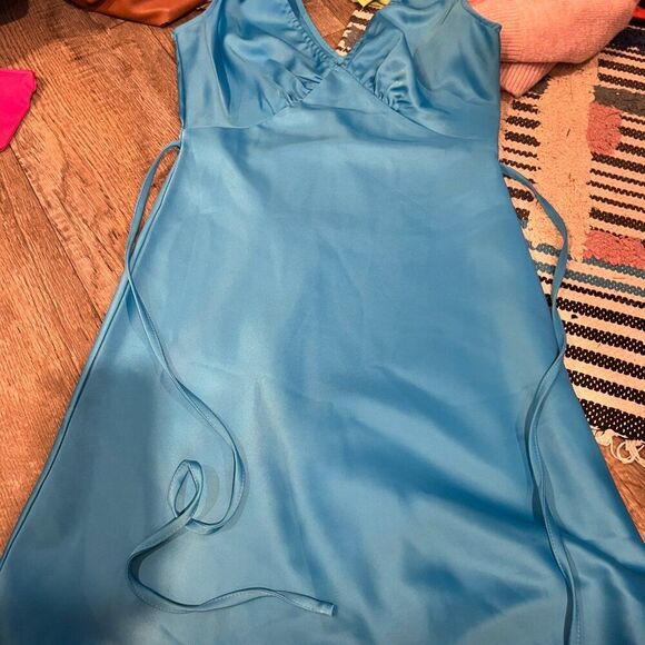 PEPPERMAYO Audrey Vintage Slip dress in Azure size 2 - Picture 11 of 16